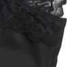SUBBLIME - BABYDOLL CON ESTAMPADO FLORAL EN EL PECHO, NEGRO, TALLA S/M