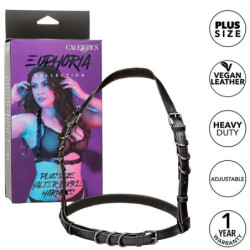 CALEXOTICS - ARNÉS CON HEBILLA DE CABALLO EUPHORIA DE TALLA GRANDE NEGRO