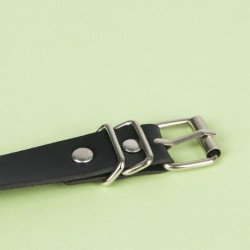SUBBLIME - CINTURÓN DE PIEL NEGRO TALLA ÚNICA