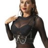 SUBBLIME - CORSET CON DETALLE DE CADENA TALLA ÚNICA