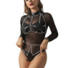 SUBBLIME - ARNÉS DE CUERPO COMPLETO CON DETALLE DE CADENA EN FORMA DE ESTRELLA - TALLA ÚNICA