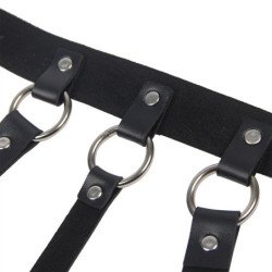 SUBBLIME - ARNÉS DE PECHO CON GRANDES CADENAS DE ANILLO TALLA ÚNICA