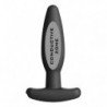 ELECTRASTIM - TAPÓN ANAL DE SILICONA NEGRO TIPO MOLLEANTE PEQUEÑO