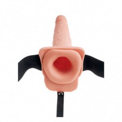 FETISH FANTASY 9  ARNÉS CON PENE REALISTICO EYACULADOR  22,9CM