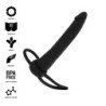 MITOLOGÍA - DILDO ANAL COBI ONYX CON ANILLO PARA PENE Y TESTÍCULOS, 13 CM DE SILICONA