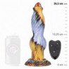 EPIC - DILDO PHOENIX EL RESURGIMIENTO DEL PLACER CONTROL REMOTO RECARGABLE