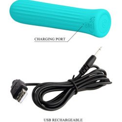 AMOR PRECIOSO - VIBRADOR ESTIMULADOR AZUL BLANCO