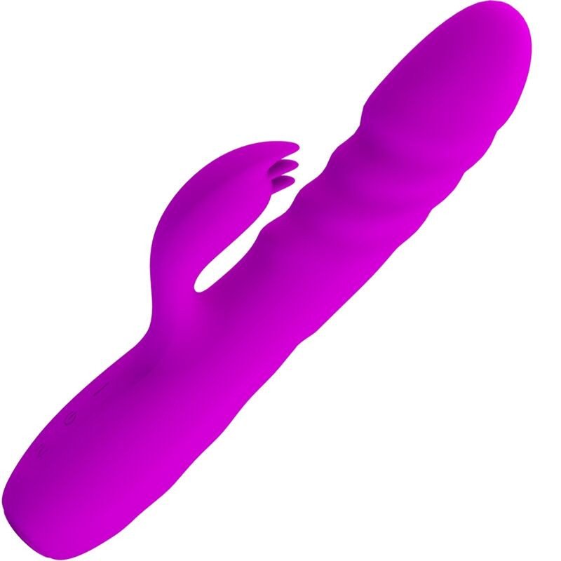 AMOR PRECIOSO - VIBRADOR RECARGABLE CON FORMA DE CONEJO MELANIE PÚRPURA