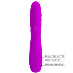 AMOR PRECIOSO - VIBRADOR RECARGABLE CON FORMA DE CONEJO MELANIE PÚRPURA