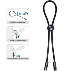 AMOR PRECIOSO - ANILLO PARA PENE Y TESTÍCULOS CON CORDÓN