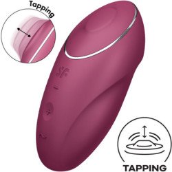 SATISFACTOR - TAP & CLIMAX 1 VIBRADOR DE APOYO ROJO