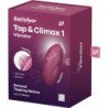 SATISFACTOR - TAP & CLIMAX 1 VIBRADOR DE APOYO ROJO