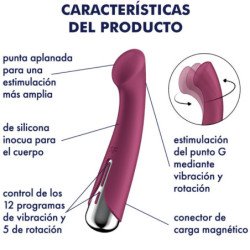 SATISFACTOR - ROTADOR VIBRATORIO G-SPORT 1 ROJO