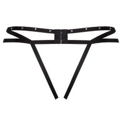 LIVCO CORSETTI FASHION - NOMADE TANGA SIN ENTREPIERNA NEGRA
