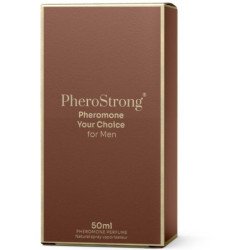 PHEROSTRONG - PERFUME DE FEROMONAS, TU ELECCIÓN PARA HOMBRES, 50 ML