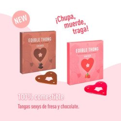 JUEGO SECRETO - TANGA DE GOMA CON SABOR A FRESA
