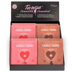 JUEGO SECRETO - TANGA DE GOMA CON SABOR A FRESA