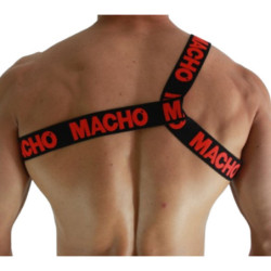 MACHO - ARNÉS ROMANO ROJO L/XL