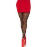 LEG AVENUE - MEDIAS LUNARES CEREZA NEGRO