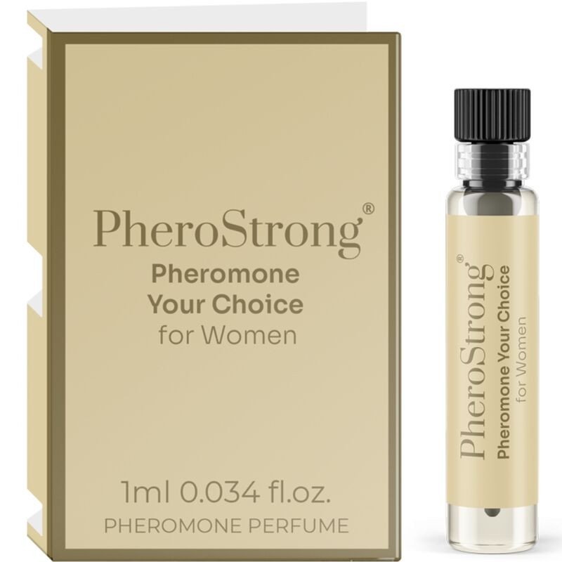 PHEROSTRONG - PERFUME DE FEROMONAS, TU ELECCIÓN PARA MUJERES 1 ML
