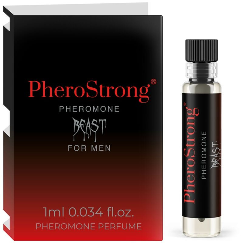 PHEROSTRONG - PERFUME DE FEROMONAS BEAST FOR MEN 1 ML