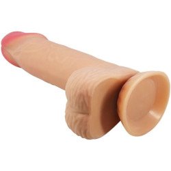 PRETTY LOVE - SERIE DE PIEL DESLIZANTE DILDO REALISTA CON VENTOSA DE PIEL DESLIZANTE DE 20,6 CM