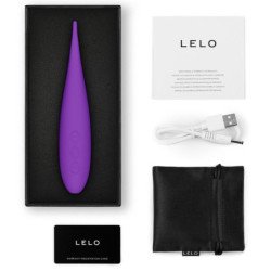 LELO - ESTIMULADOR DE CLÍTORIS DE VIAJE DOT MORADO