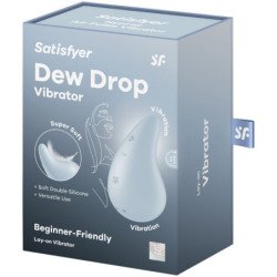 SATISFACTOR - VIBRADOR DE GOTA DE ROCÍO AZUL
