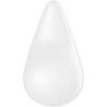SATISFACTOR - VIBRADOR DE GOTA DE ROCÍO BLANCO PARA APLICAR