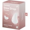 SATISFACTOR - VIBRADOR DE GOTA DE ROCÍO BLANCO PARA APLICAR
