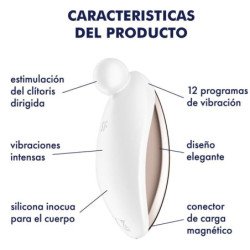 SATISFACTOR - SPOT ON 2 VIBRADOR DE APOYO BLANCO