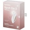 SATISFACTOR - SPOT ON 2 VIBRADOR DE APOYO BLANCO