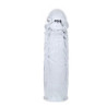 BAILE - FUNDA LILA PARA EL PENE DE SILICONA ADAPTABLE DE 13 CM