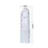 BAILE - FUNDA LILA PARA EL PENE DE SILICONA ADAPTABLE DE 13 CM