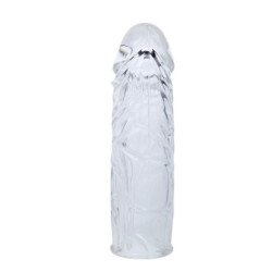 BAILE - FUNDA DE SILICONA ESTIMULANTE ROSA PARA PENE 13 CM