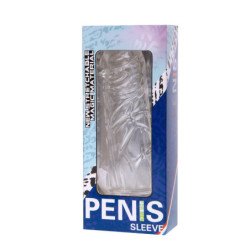 BAILE - FUNDA DE SILICONA ESTIMULANTE ROSA PARA PENE 13 CM