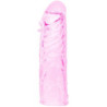 BAILE - FUNDA DE SILICONA ESTIMULANTE ROSA PARA PENE 13 CM