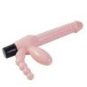 BAILE - ARNÉS SIN CUERDAS DE TPR CON VIBRACIÓN Y ESTIMULACIÓN ANAL 25,4 CM