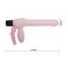 BAILE - ARNÉS SIN CUERDAS DE TPR CON VIBRACIÓN Y ESTIMULACIÓN ANAL 25,4 CM