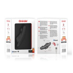 ONINDER - VIBRADOR RECARGABLE MANILA BRATY DE 9 VELOCIDADES 9,6 CM X 2,6 CM - APLICACIÓN GRATUITA