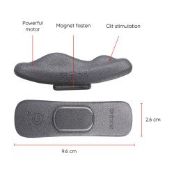 ONINDER - VIBRADOR RECARGABLE MANILA BRATY DE 9 VELOCIDADES 9,6 CM X 2,6 CM - APLICACIÓN GRATUITA