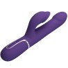 PRETTY LOVE - VIBRADOR ZALIN RABBIT CON PERLAS 4 EN 1 MORADO