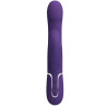 PRETTY LOVE - VIBRADOR ZALIN RABBIT CON PERLAS 4 EN 1 MORADO