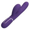 PRETTY LOVE - VIBRADOR PERLITA PARA EL PUNTO G 3 EN 1 MULTIFUNCIÓN MORADO