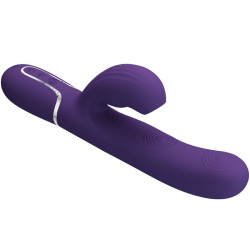 PRETTY LOVE - VIBRADOR PERLITA PARA EL PUNTO G 3 EN 1 MULTIFUNCIÓN MORADO