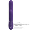 PRETTY LOVE - VIBRADOR PERLITA PARA EL PUNTO G 3 EN 1 MULTIFUNCIÓN MORADO