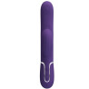 PRETTY LOVE - VIBRADOR PERLITA PARA EL PUNTO G 3 EN 1 MULTIFUNCIÓN MORADO