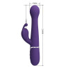 PRETTY LOVE - VIBRADOR DEJON RABBIT 3 EN 1 MULTIFUNCIÓN MORADO