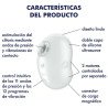 SATISFACTOR - VIBRADOR DE RELLENO CUTIE GHOST BLANCO
