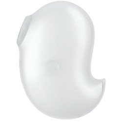 SATISFACTOR - VIBRADOR DE RELLENO CUTIE GHOST BLANCO